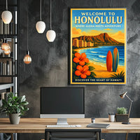 Welcome to Honolulu Poster
