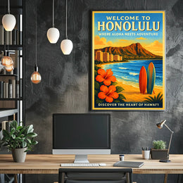 Welcome to Honolulu Poster