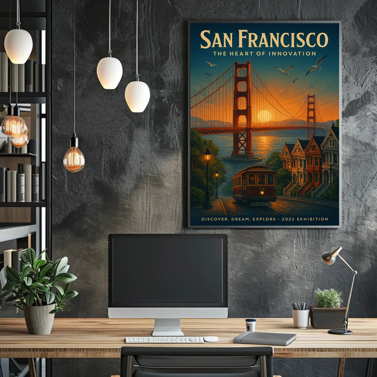 San Francisco The Heart of Innovation Poster