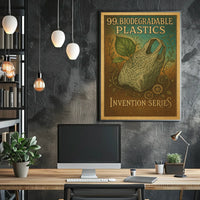 Biodegradable Plastics Invention Poster