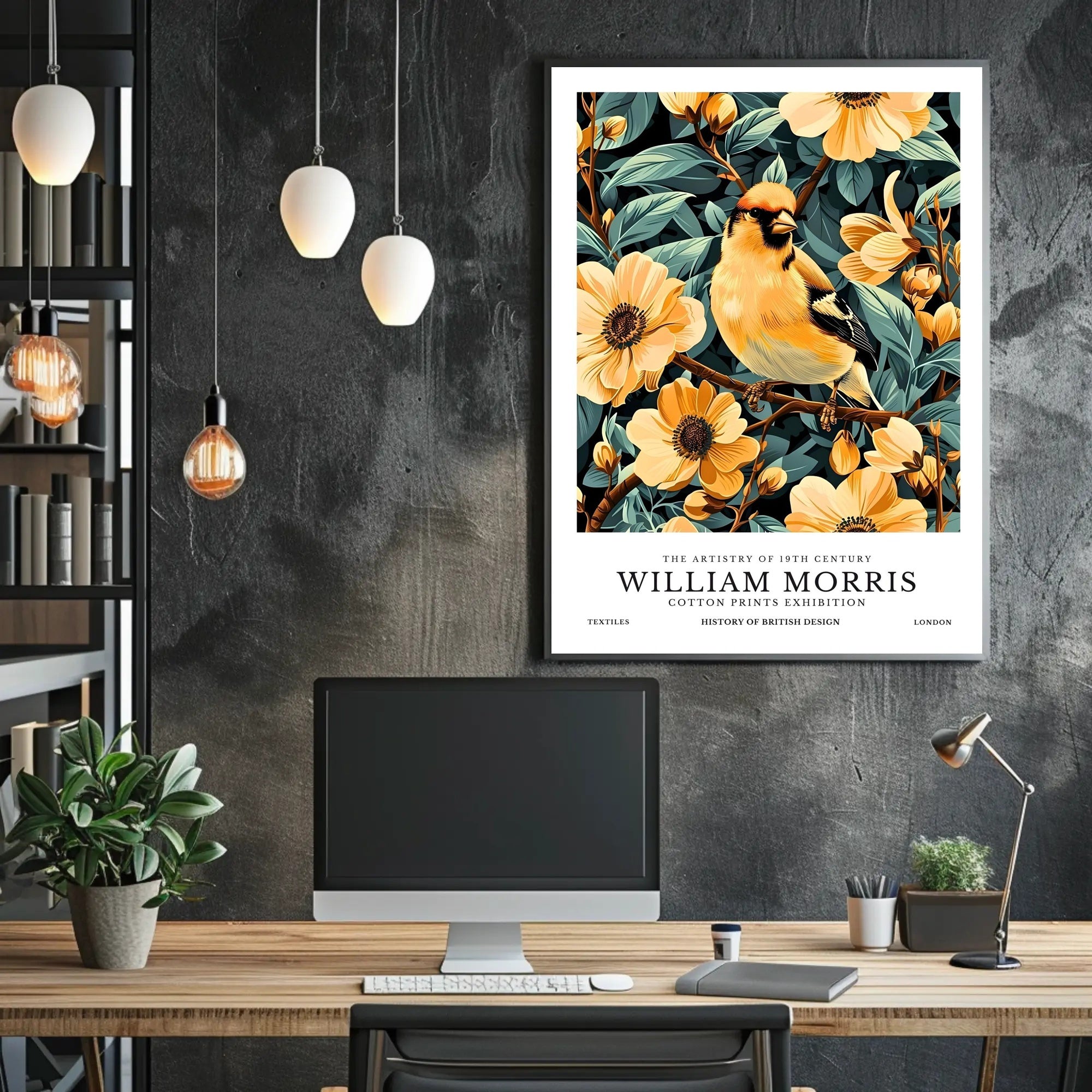 William Morris Vintage Botanical Art Cultural or Heritage Poster