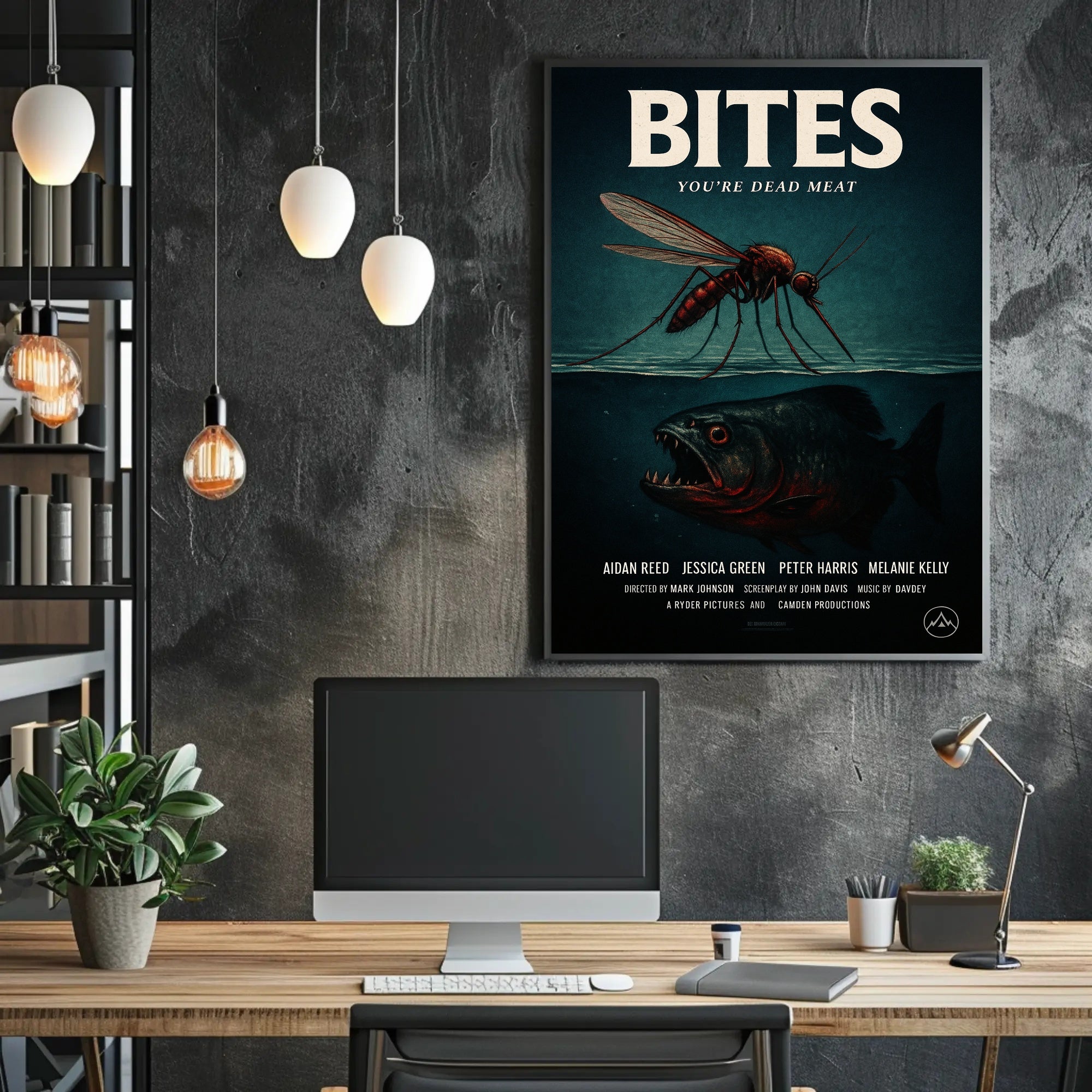 Bites You’re Dead Meat Poster PosterGoat