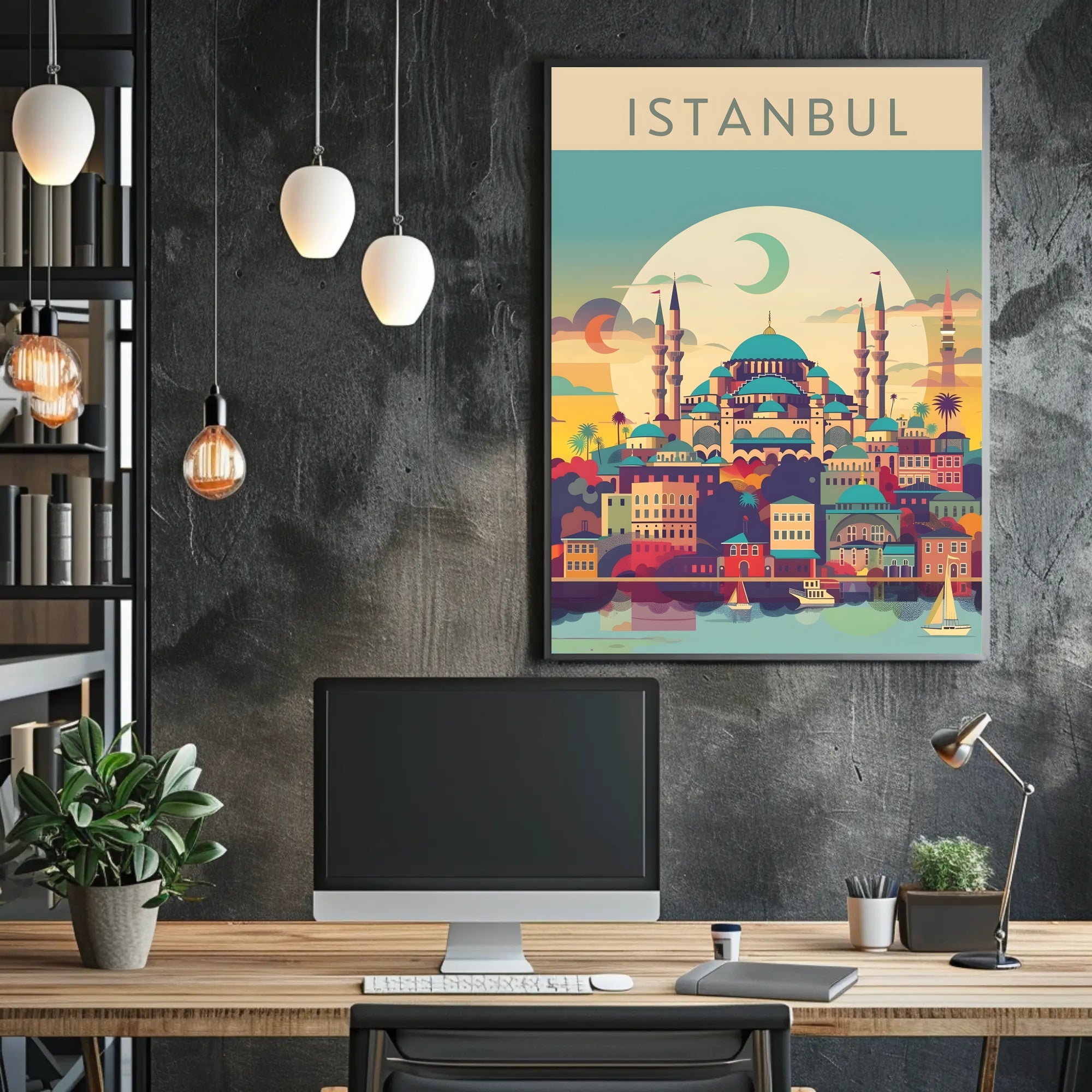 Vibrant Istanbul Poster