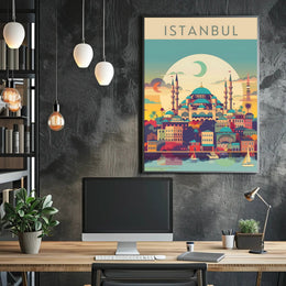 Vibrant Istanbul Poster