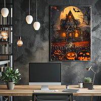 Haunted Halloween Night Poster