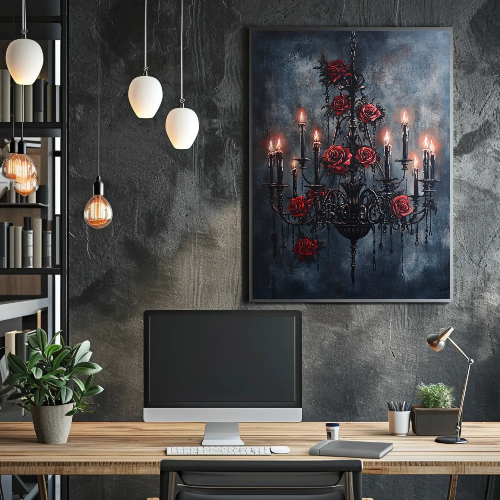 Elegance In Bloom Poster