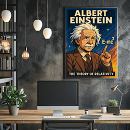 Albert Einstein The Theory Of Poster