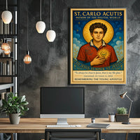 St. Carlo Acutis Patron of the Digital World Poster