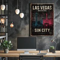 Las Vegas Sin City Poster PosterGoat
