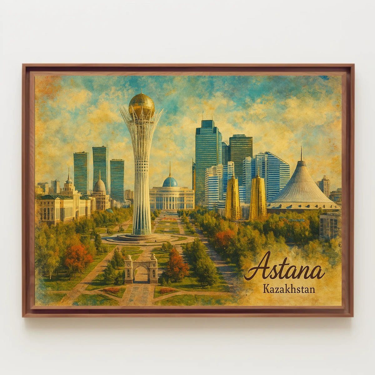 Astana Kazakhstan Poster