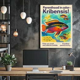 Parenthood In Color Kribensis Poster