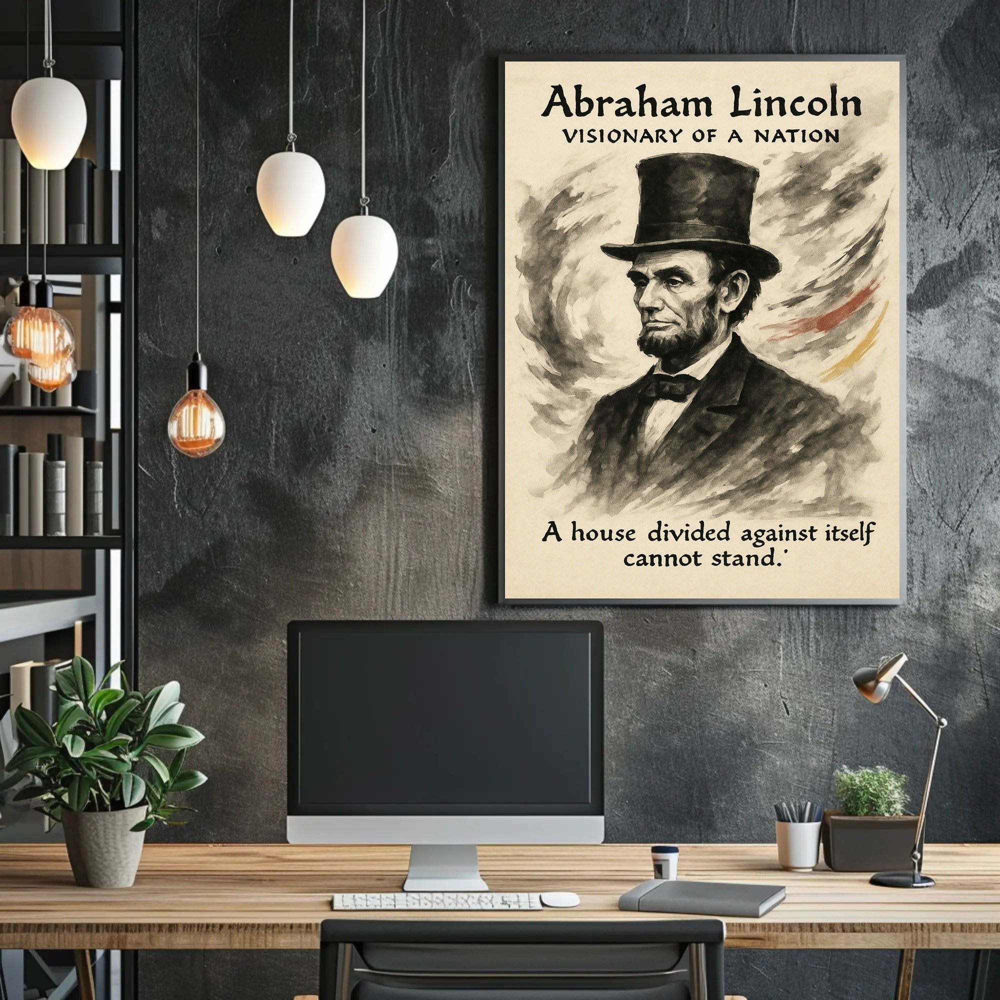 Abraham Lincoln Visionary of a Nation Poster PosterGoat