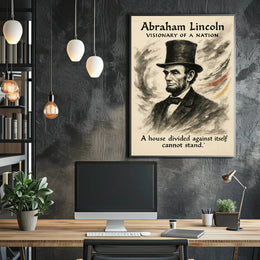 Abraham Lincoln Visionary of a Nation Poster PosterGoat