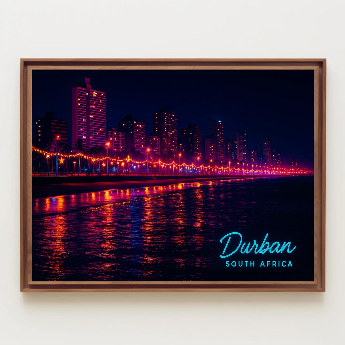 Durban at Night Poster