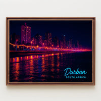 Durban at Night Poster