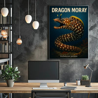 Dragon MorayEnchelycore pardalis Poster PosterGoat