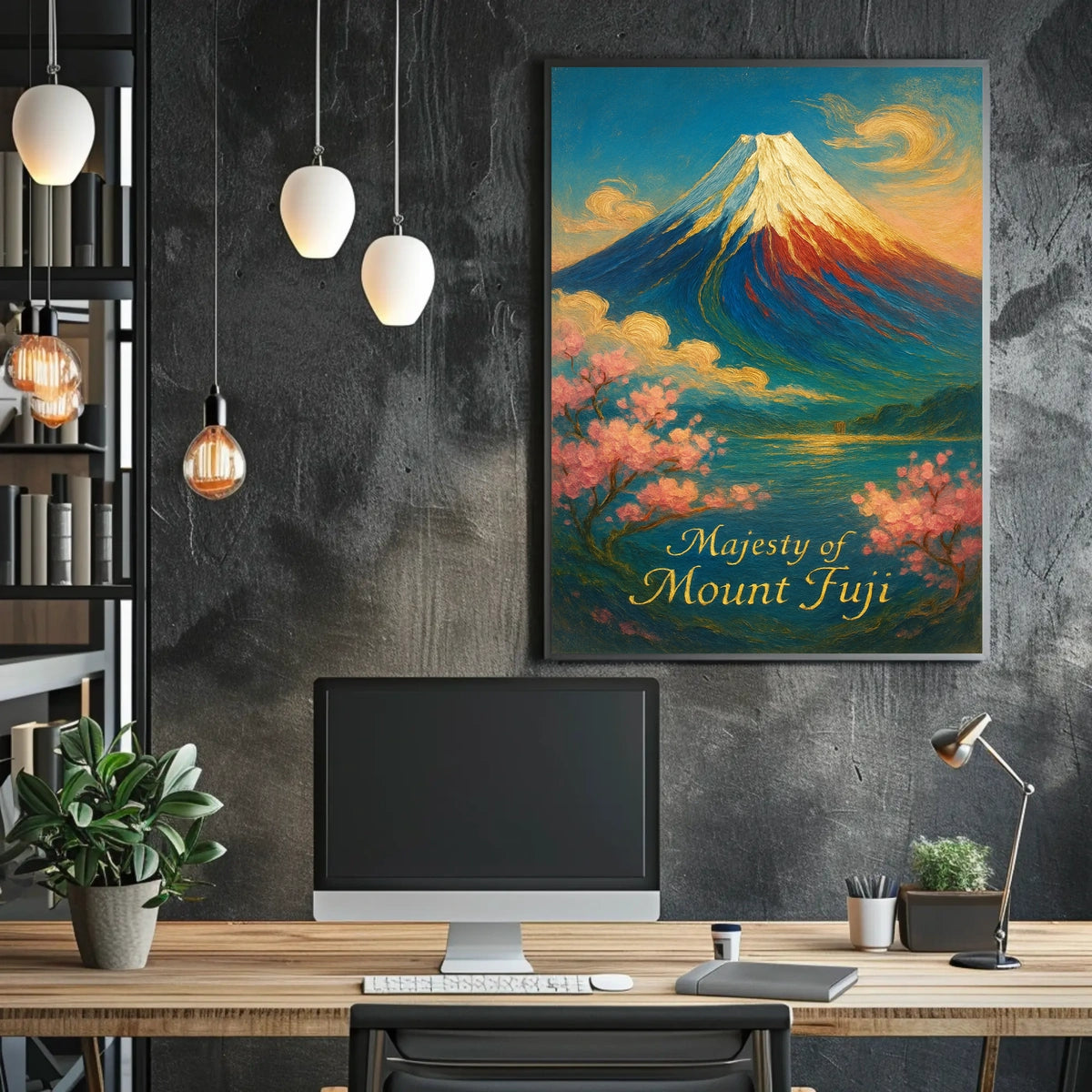 Majesty of Mount Fuji Poster