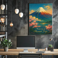 Majesty of Mount Fuji Poster