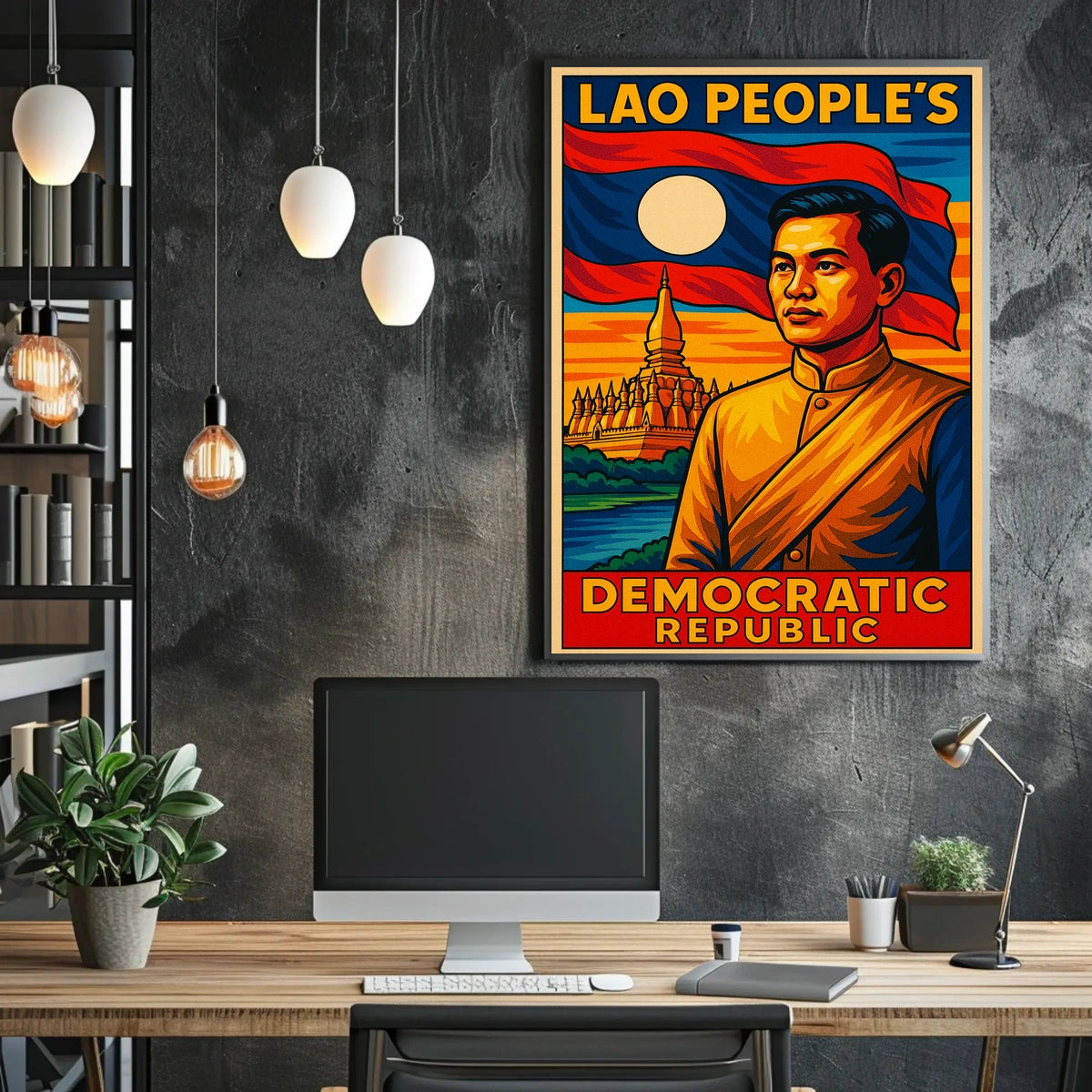 Lao People's Democratic Republic Poster