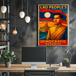 Lao People's Democratic Republic Poster