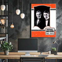 Duval Brothers Vintage Magic and Mystery Cultural Poster