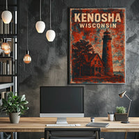 Kenosha, Wisconsin Lighthouse Poster