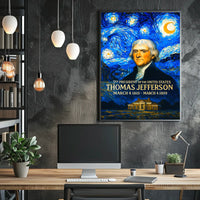 Thomas Jefferson 3rd President of the United States Presidential Masterpiece Series Poster
