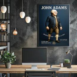 John Adams 2nd President Poster PosterGoat