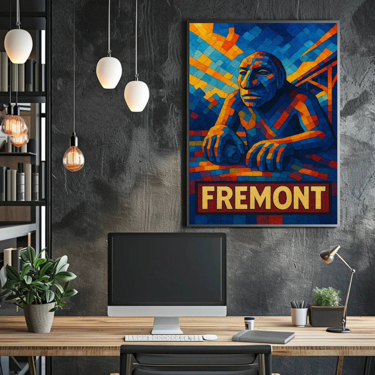 Fremont Mosaic Art Poster
