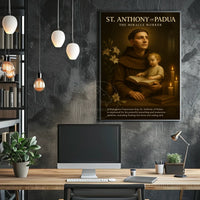 St. Anthony of Padua Religious Heritage Poster