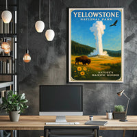 Yellowstone National Park Nature's Majestic Wonder Poster PosterGoat