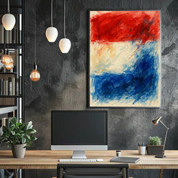 Abstract Tricolor Expression Abstract Poster