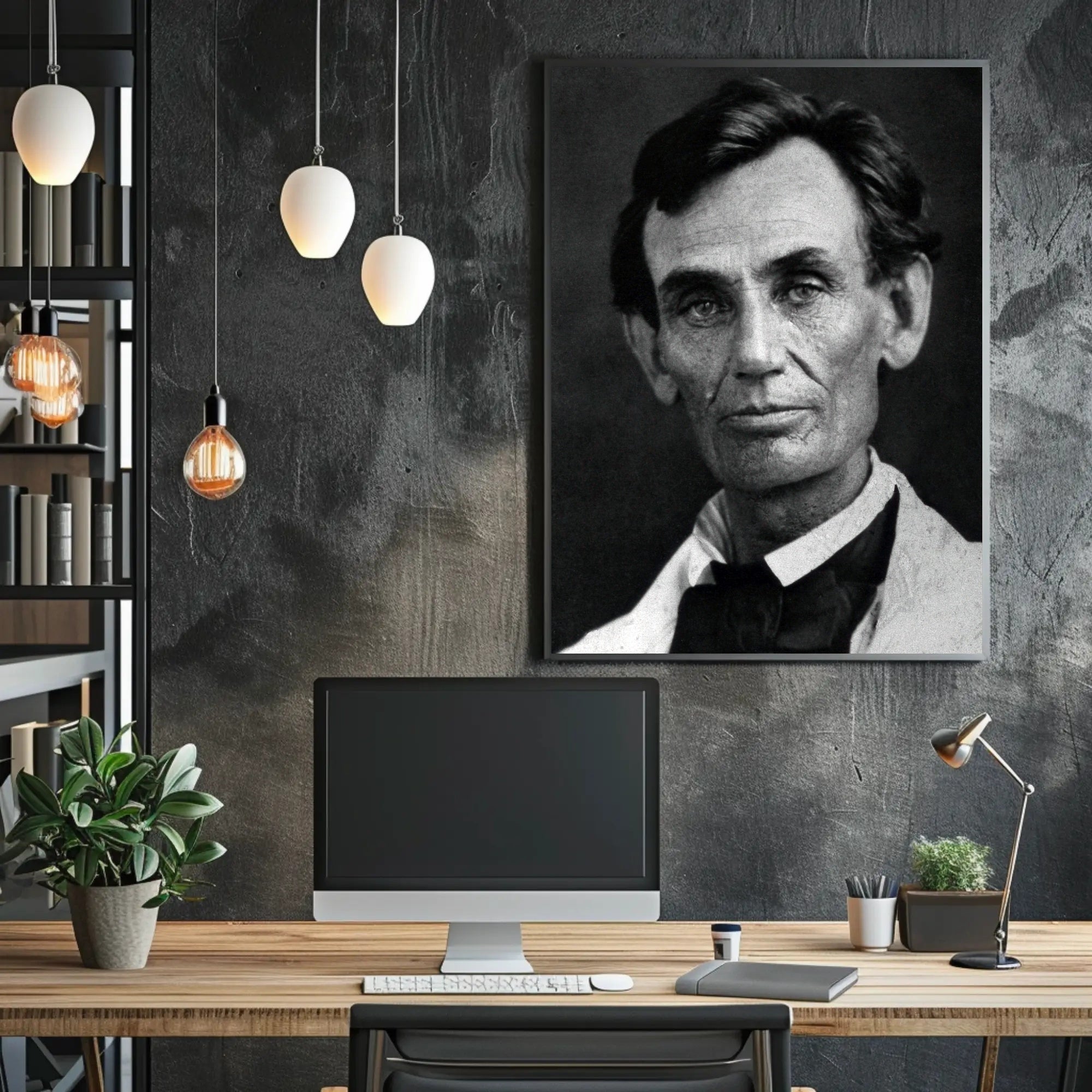 Abraham Lincoln Seated Formal Pose Poster Print PosterGoat