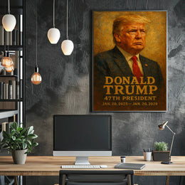 Donald Trump 47Th President Poster