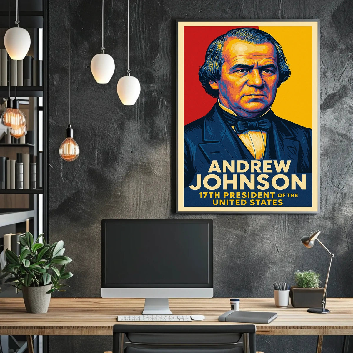 Andrew Johnson 17Th President Poster