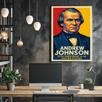 Andrew Johnson 17Th President Poster