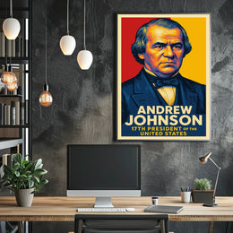 Andrew Johnson 17Th President Poster