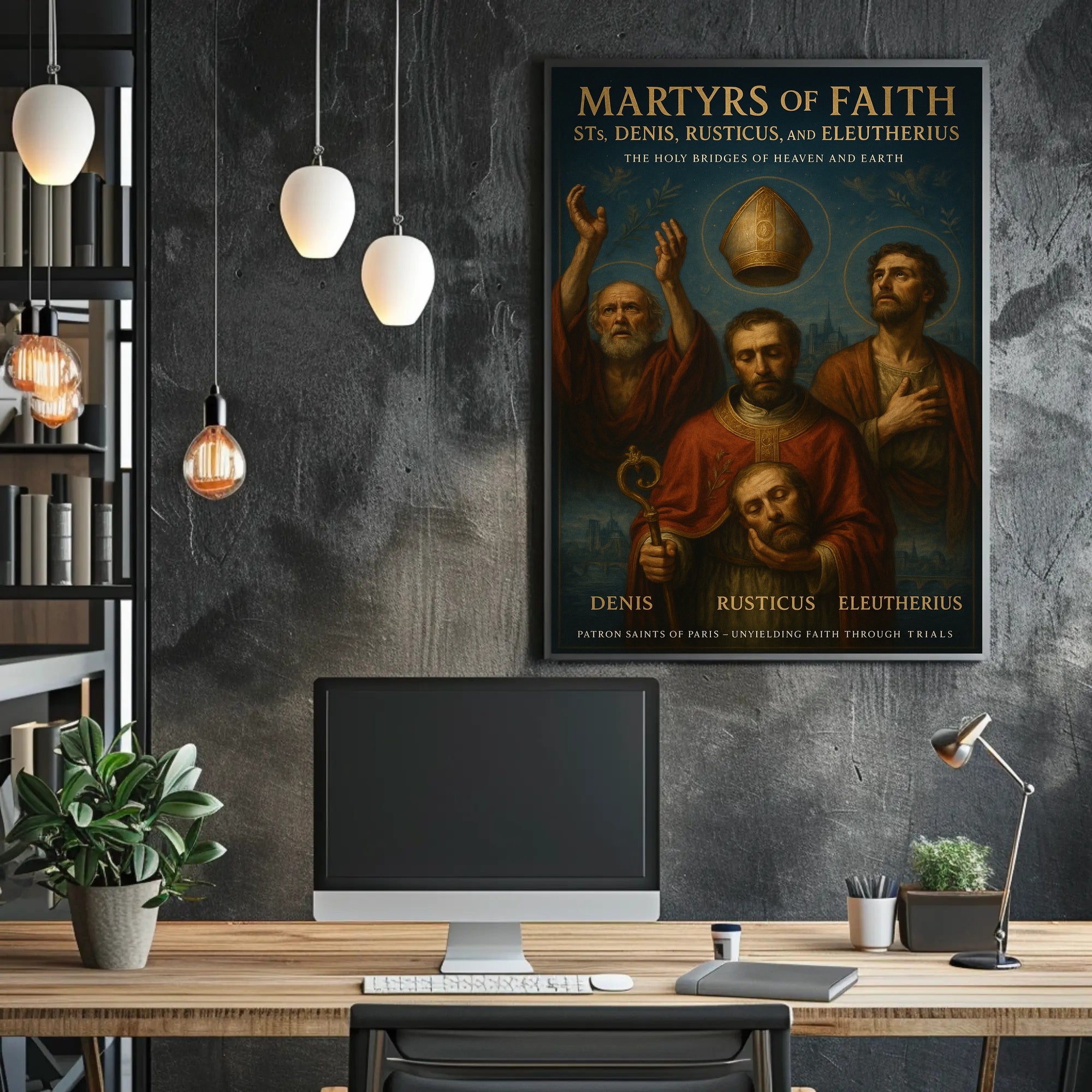 Martyrs of Faith Religious Heritage Poster PosterGoat