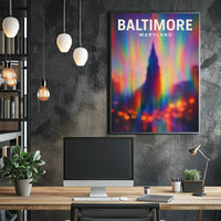 Baltimore Maryland Urban Photography Realism Poster