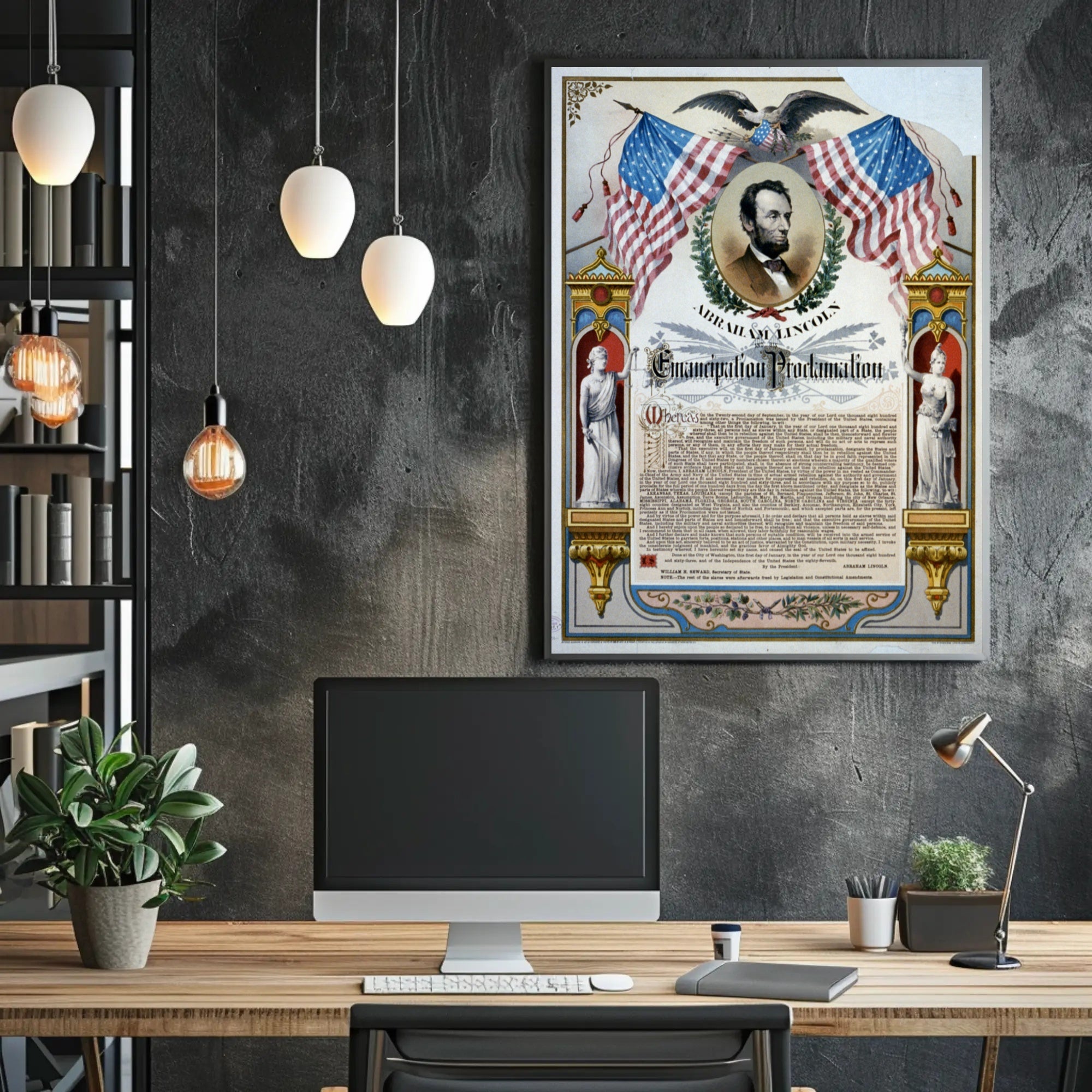 Abraham Lincoln Early Standing Pose Poster Art Print PosterGoat