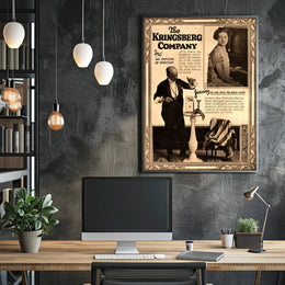 The Kringsberg Company Séance Exposé Vintage Cultural Poster