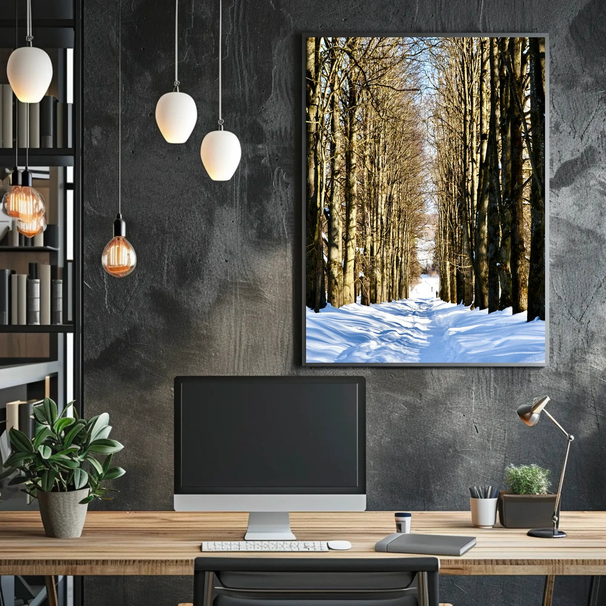 Winter Pathway Poster