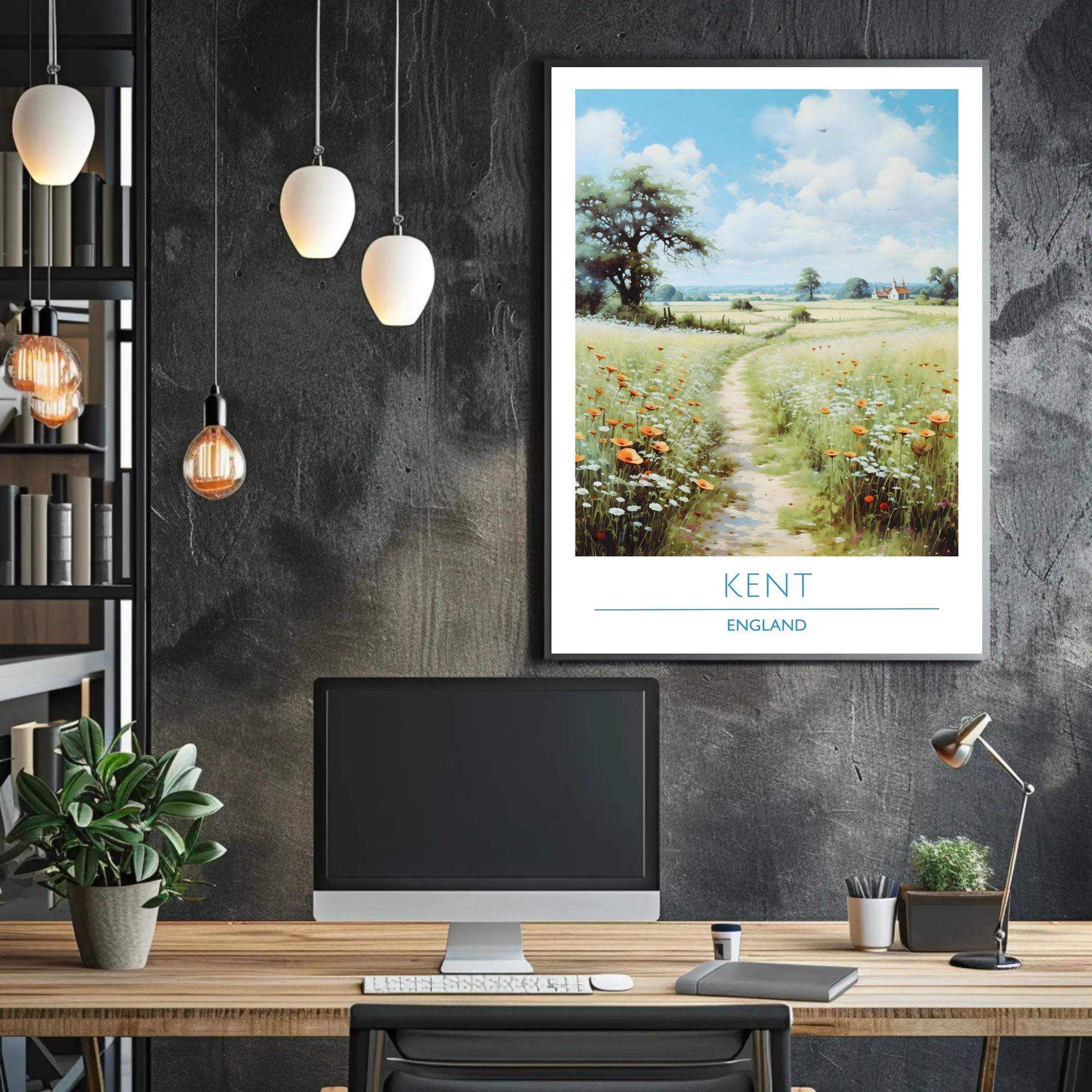 Scenic Kent Landscape Poster