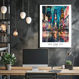 Vibrant New York City Poster
