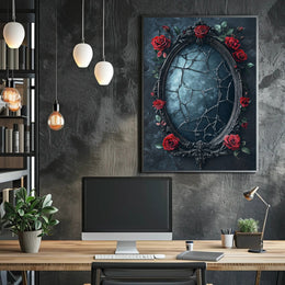 Reflections Of Elegance And Decay Poster