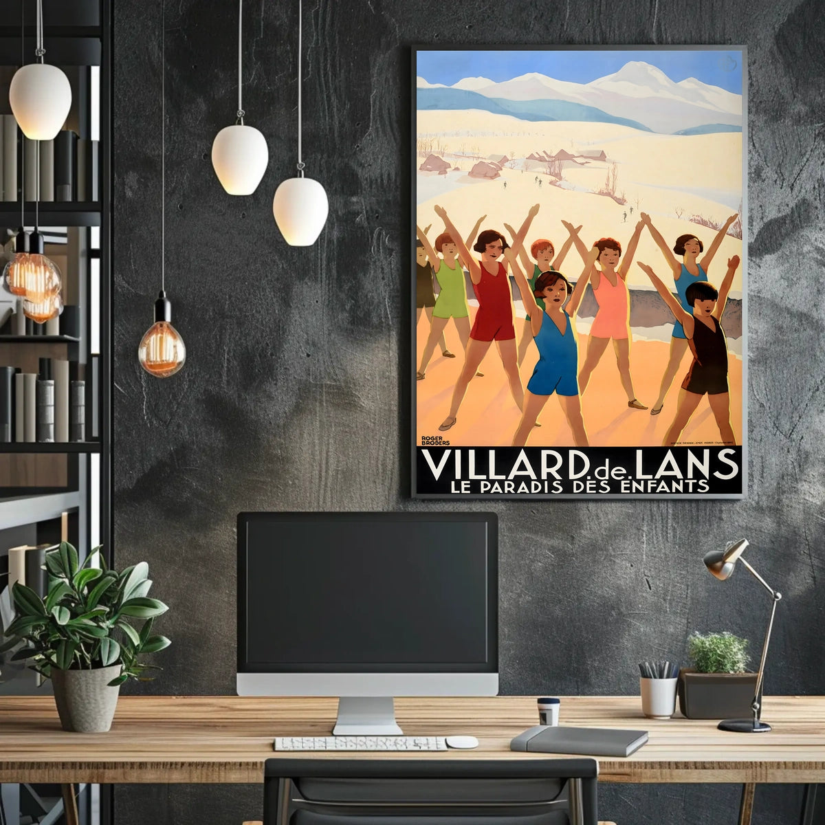 Villard-De-Lans Le Paradis Des Enfants Poster