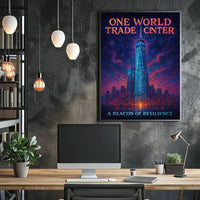 One World Trade Center A Beacon of Resilience Poster