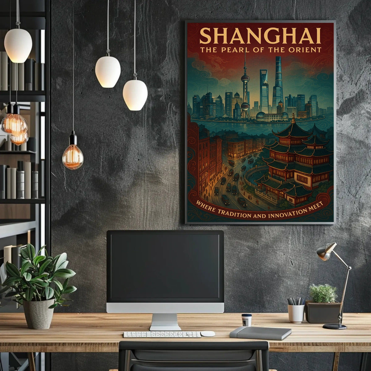 Shanghai The Pearl of the Orient Poster