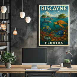 Biscayne Beauty Poster