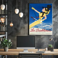 Les Diablerets Ski Resort Poster PosterGoat